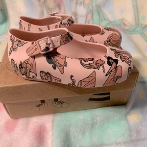 Mini Melissa Mini Dora and Princesses Toddler Girl Pink Shoes